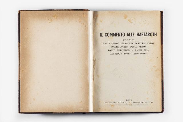 Il commento alle haftar�th                                                                                                                                                                                                                                                                                                                                                  o                                                      th
