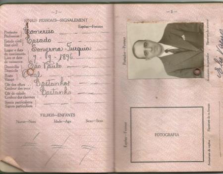 Passaporte brasileiro Elie Vaena