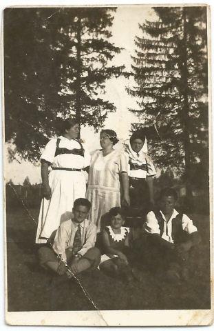 Fotografia de camponeses jugoslavas