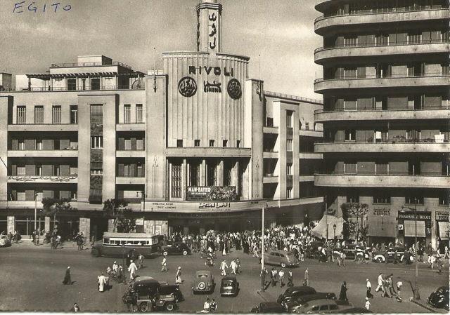 Cart�o Postal de cinema no Cairo, Egito