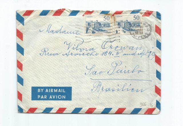 Carta para Wilma Orowan